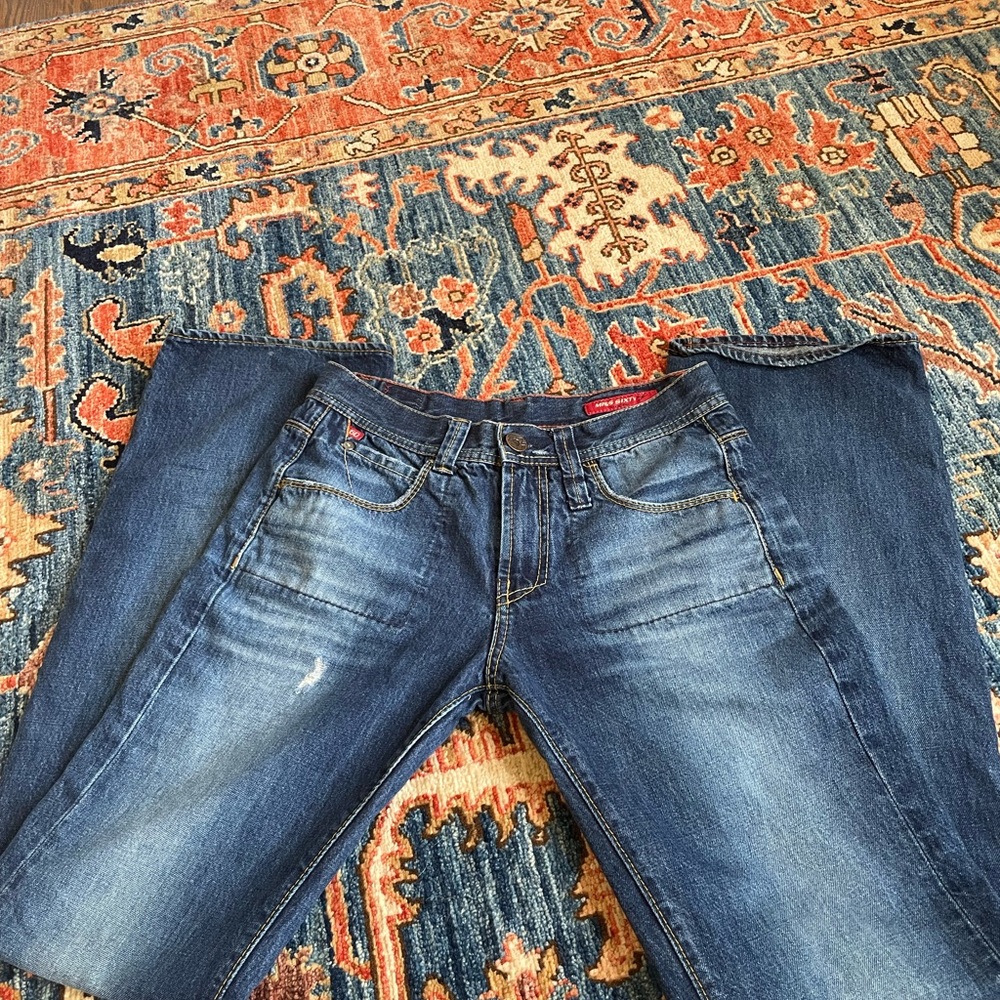 Vintage miss sixty low rise flares